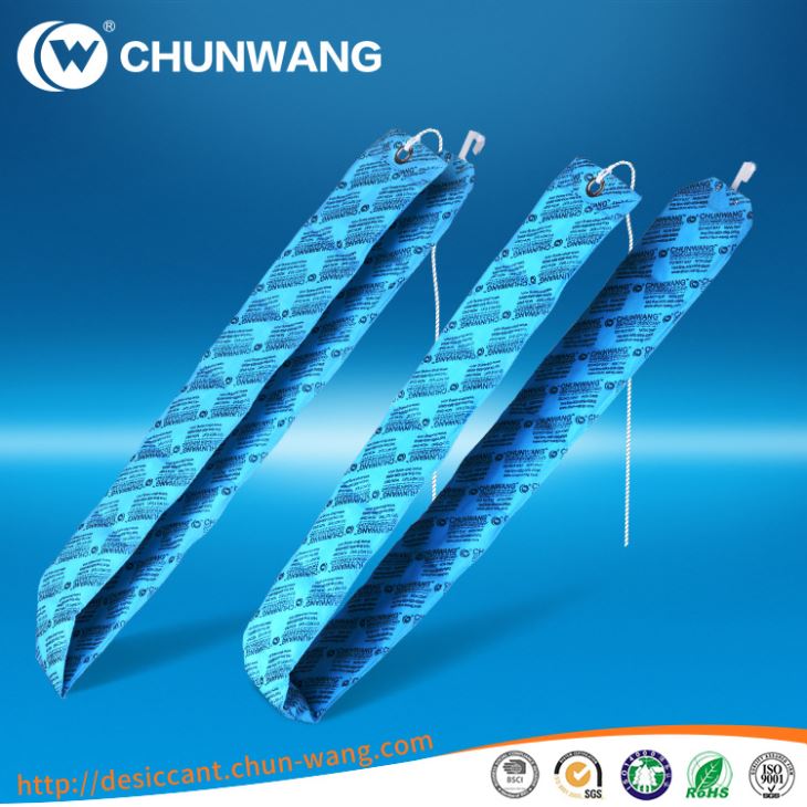 Desiccant Strap Hanging Container