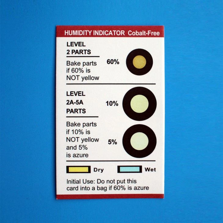 Sensity Color Change Humidity Card