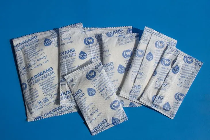 Natural Drying Agent Used For The Protection Of Industrial Packaging