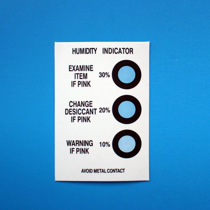Blue Humidity Indicator