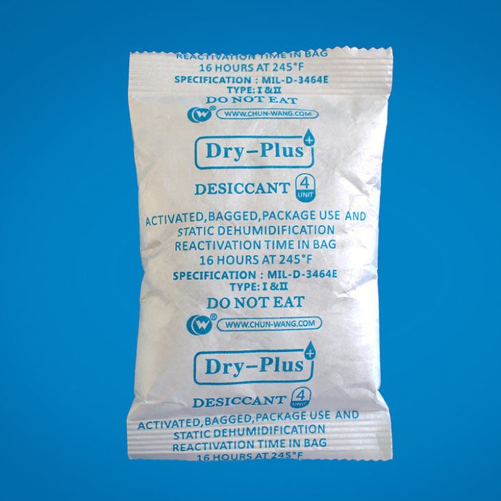 Clay Desiccant Packets Tyvek Bag