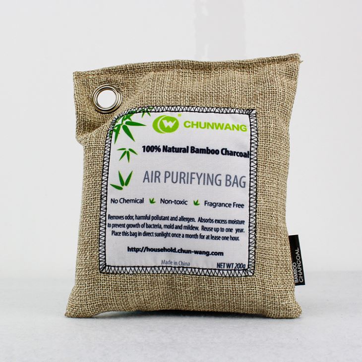 Custom Printing Moisture Absorber Bamboo Charcoal Air Freshener