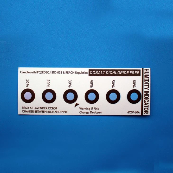 Without Cobalt Humidity Indicator Cards
