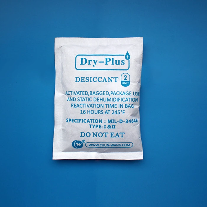 Moisture Barrier Package With Desiccant
