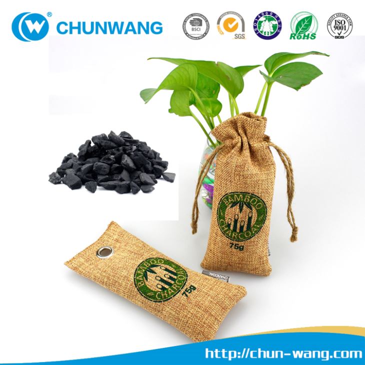 Natural Air Freshener Moso Bamboo Charcoal Deodorizer Bags
