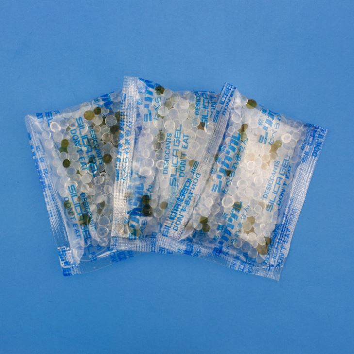 Orange To Green Indicating Silica Gel Packets
