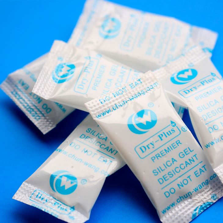 Peanuts Used Anti Oil Silica Gel Desiccant Pouch