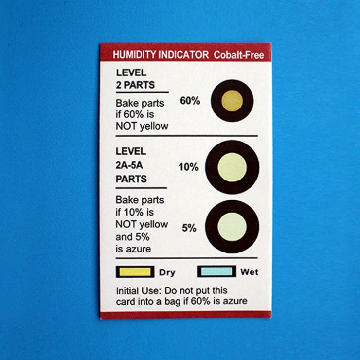 Sensitive Color Change Humidity Indicator